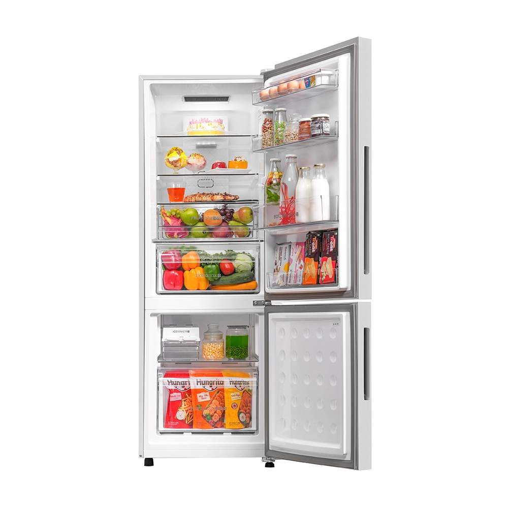 Haier 265L 2 Star Mirror Glass Bottom Mount Refrigerator